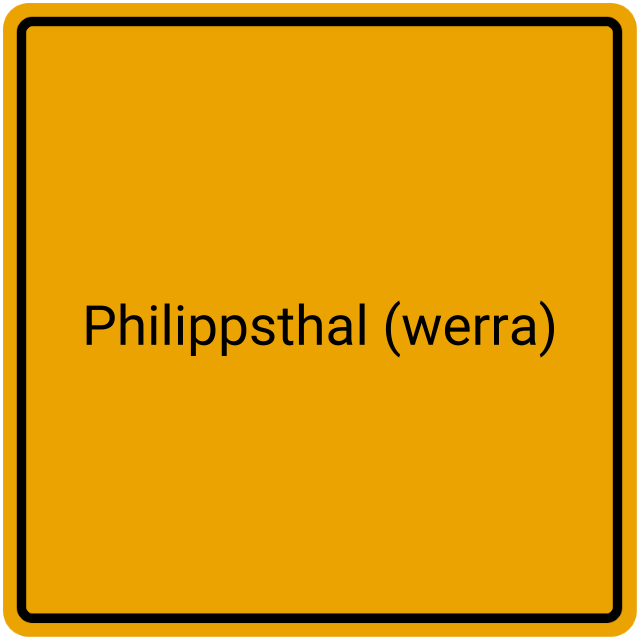 Meldebestätigung Philippsthal (Werra)